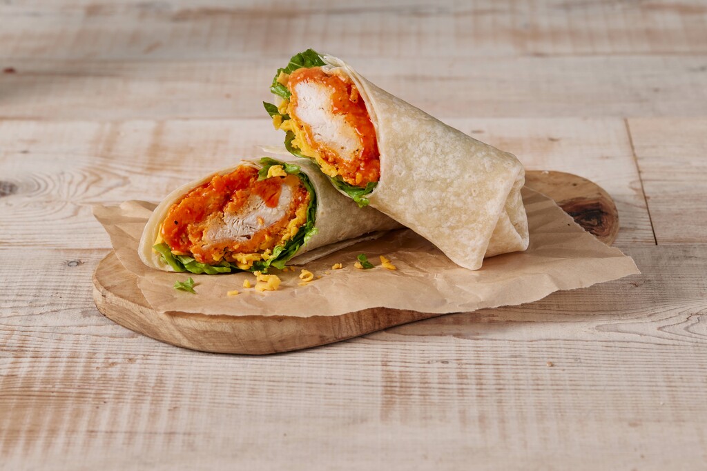 A photo of a Spicy Buffalo Chicken Wrap