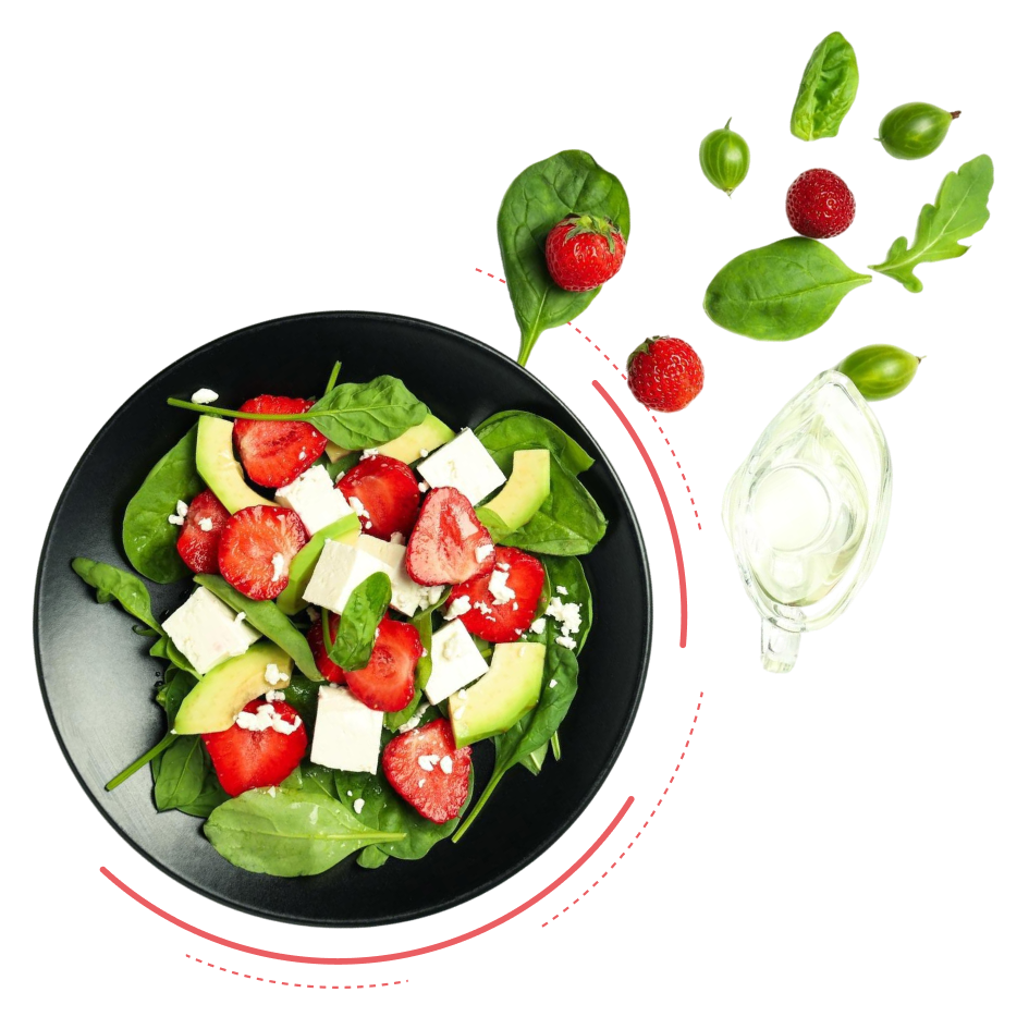A photo of a delicious salad